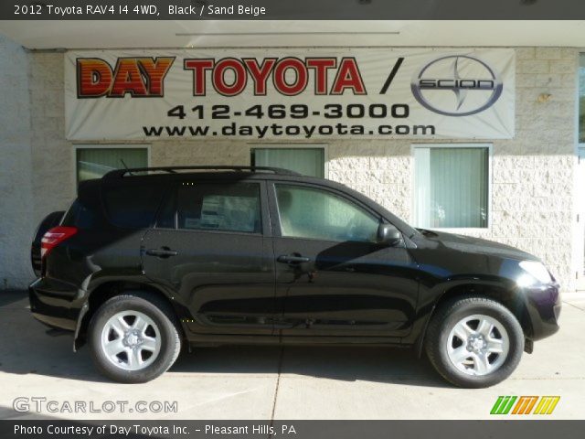 2012 Toyota RAV4 I4 4WD in Black
