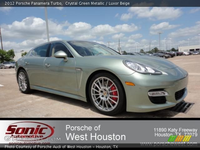 2012 Porsche Panamera Turbo in Crystal Green Metallic