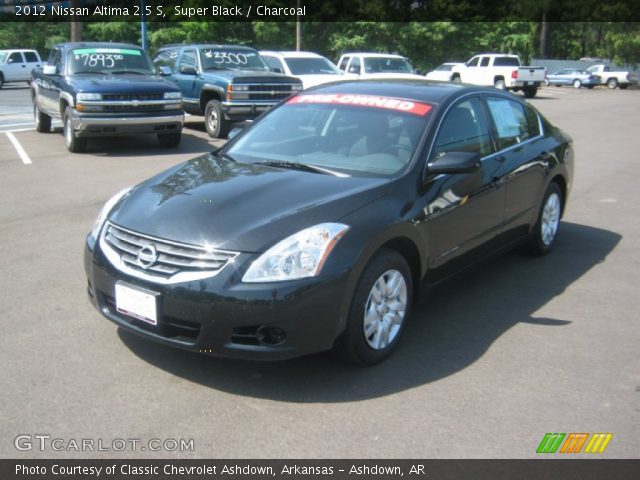 2012 Nissan Altima 2.5 S in Super Black