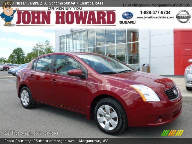 2008 Nissan Sentra 2.0 in Sonoma Sunset