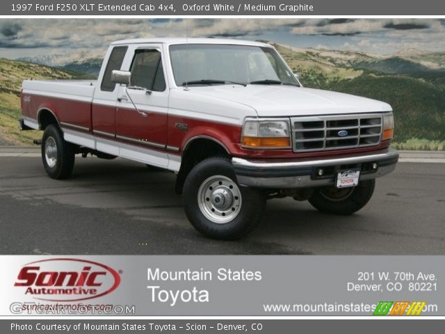 1997 Ford F250 XLT Extended Cab 4x4 in Oxford White