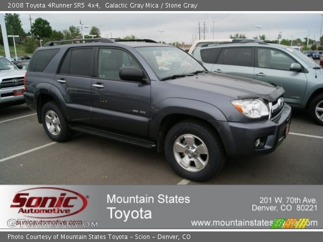 2008 Toyota 4Runner SR5 4x4 in Galactic Gray Mica