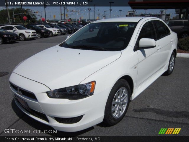 2012 Mitsubishi Lancer ES in Wicked White
