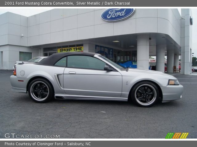 2001 Ford Mustang Cobra Convertible in Silver Metallic