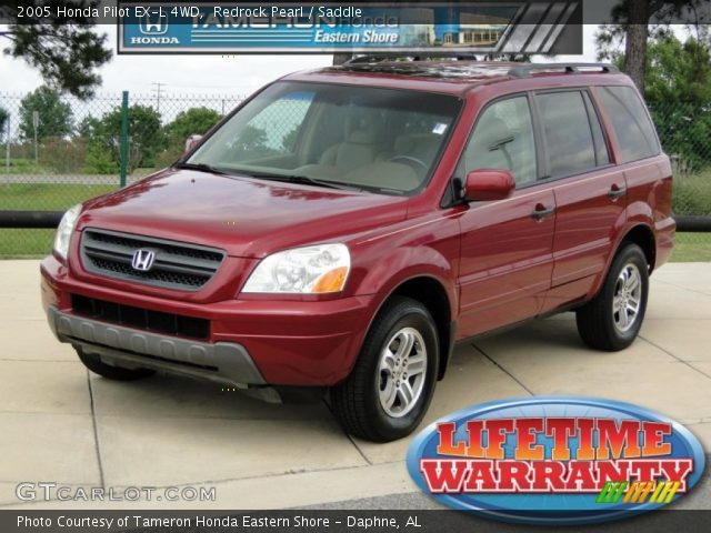 2005 Honda pilot redrock pearl #5