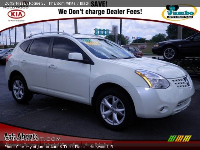 2009 Nissan Rogue SL in Phantom White