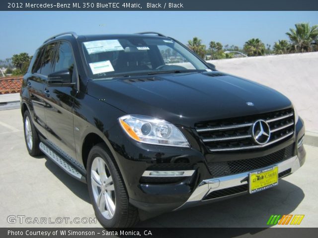 2012 Mercedes-Benz ML 350 BlueTEC 4Matic in Black