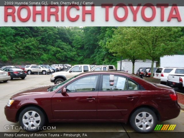 2009 Hyundai Sonata GLS in Dark Cherry Red