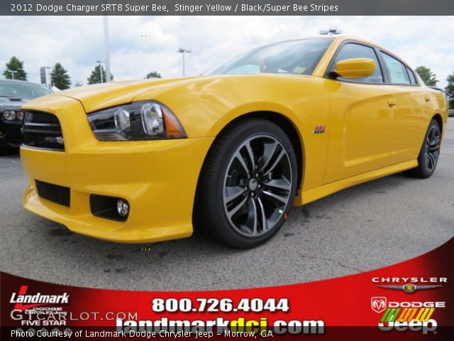 2012 Dodge Charger SRT8 Super Bee in Stinger Yellow