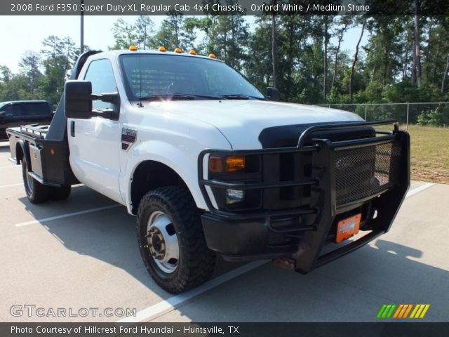 2008 Ford F350 Super Duty XL Regular Cab 4x4 Chassis in Oxford White
