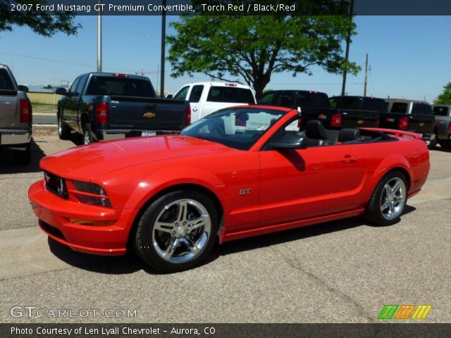 2007 Ford Mustang GT Premium Convertible in Torch Red