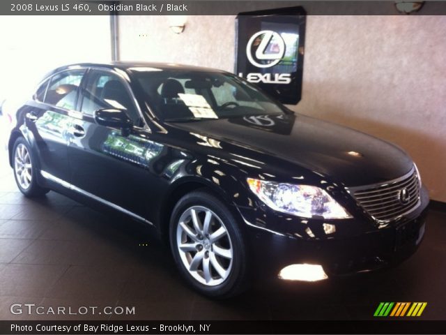 2008 Lexus LS 460 in Obsidian Black