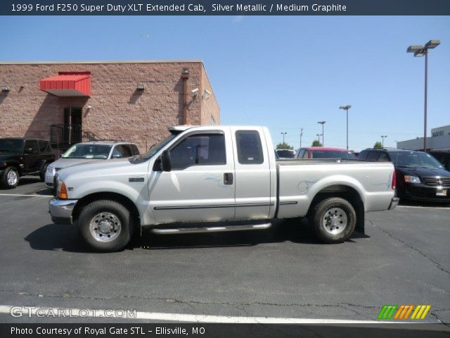Silver Metallic 1999 Ford F250 Super Duty Xlt Extended Cab