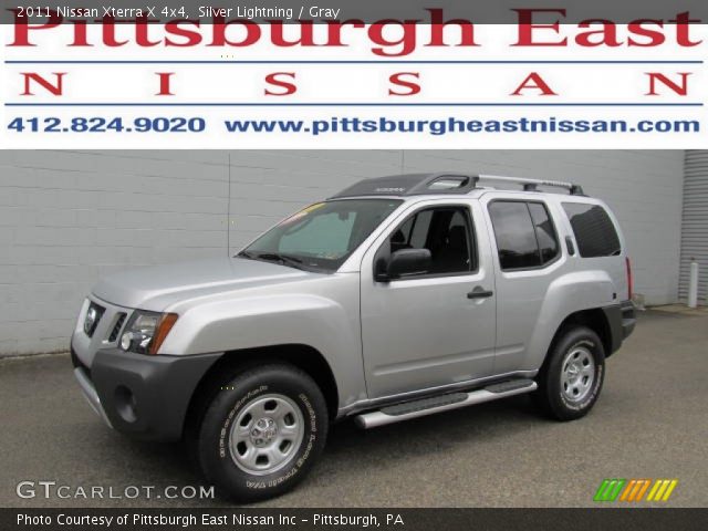 2011 Nissan Xterra X 4x4 in Silver Lightning
