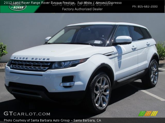 2012 Land Rover Range Rover Evoque Prestige in Fuji White