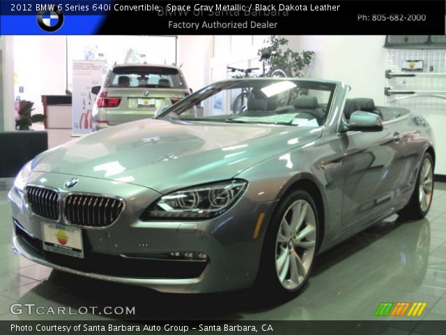 2012 BMW 6 Series 640i Convertible in Space Gray Metallic