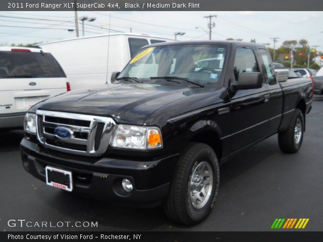 2011 Ford Ranger XLT SuperCab 4x4 in Black