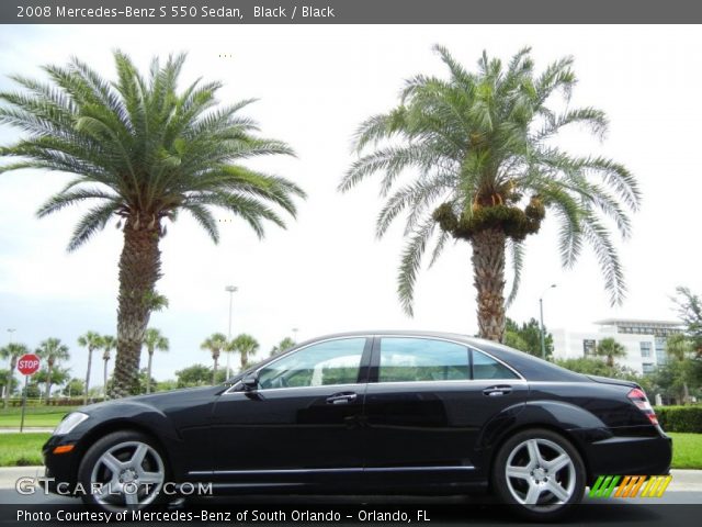 2008 Mercedes-Benz S 550 Sedan in Black