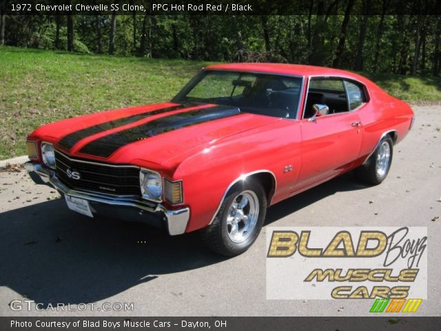 1972 Chevrolet Chevelle SS Clone in PPG Hot Rod Red