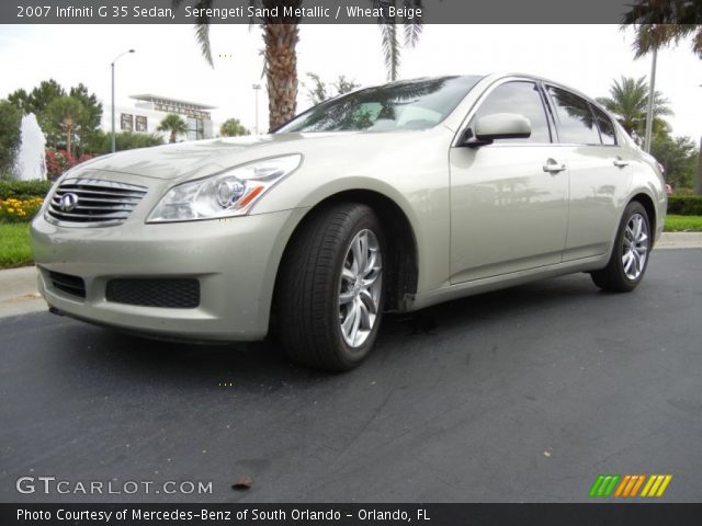 2007 Infiniti G 35 Sedan in Serengeti Sand Metallic