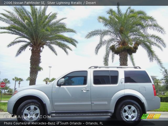 2006 Nissan Pathfinder SE in Silver Lightning Metallic