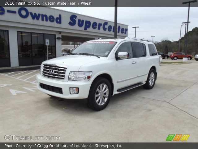 2010 Infiniti QX 56 in Tuscan White Pearl