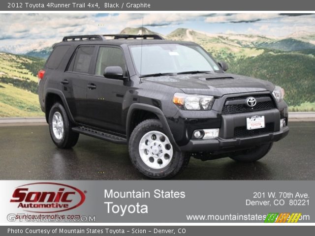 2012 Toyota 4Runner Trail 4x4 in Black