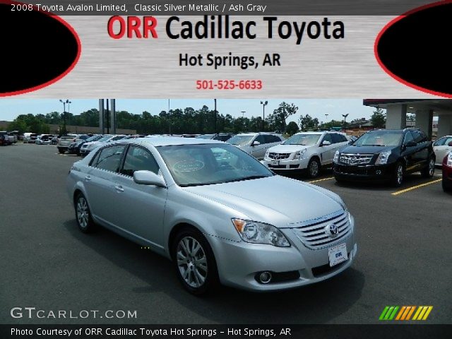 2008 Toyota Avalon Limited in Classic Silver Metallic