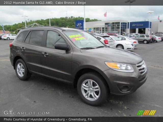 2012 Hyundai Santa Fe GLS AWD in Cabo Bronze