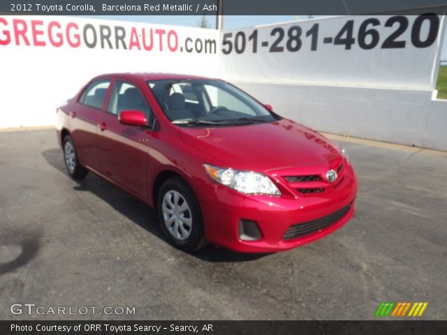 2012 Toyota Corolla  in Barcelona Red Metallic