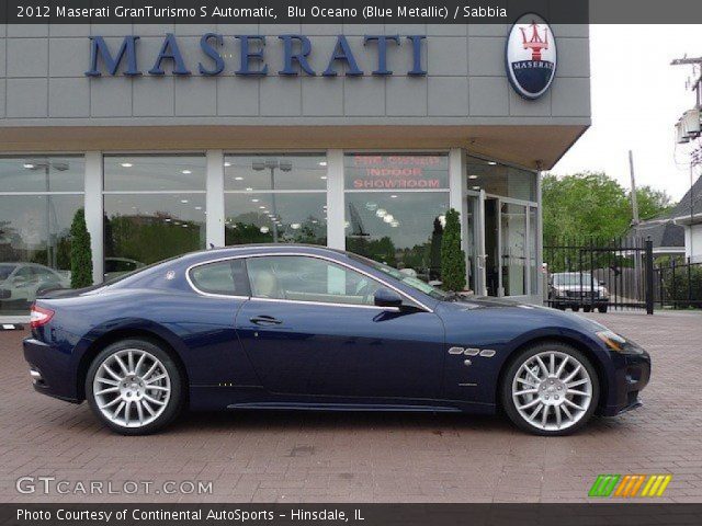 2012 Maserati GranTurismo S Automatic in Blu Oceano (Blue Metallic)