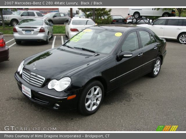 2007 Mercedes-Benz C 280 4Matic Luxury in Black