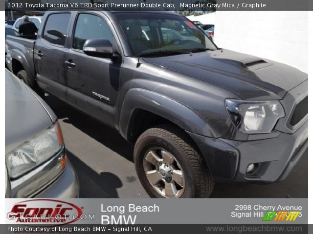 2012 Toyota Tacoma V6 TRD Sport Prerunner Double Cab in Magnetic Gray Mica