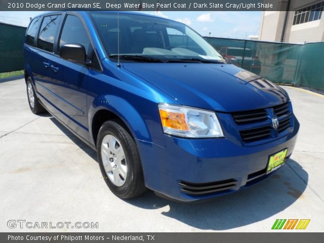 2010 Dodge Grand Caravan SE in Deep Water Blue Pearl Coat