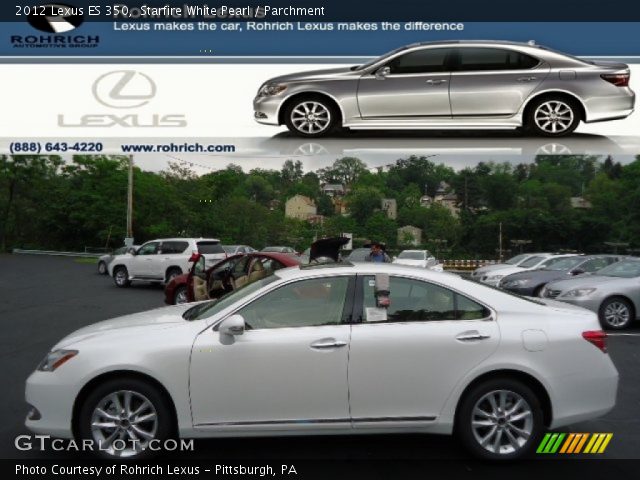 2012 Lexus ES 350 in Starfire White Pearl