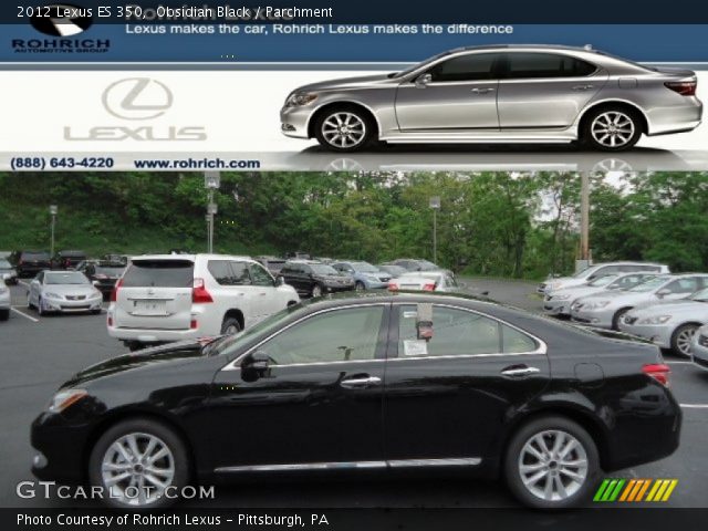 2012 Lexus ES 350 in Obsidian Black