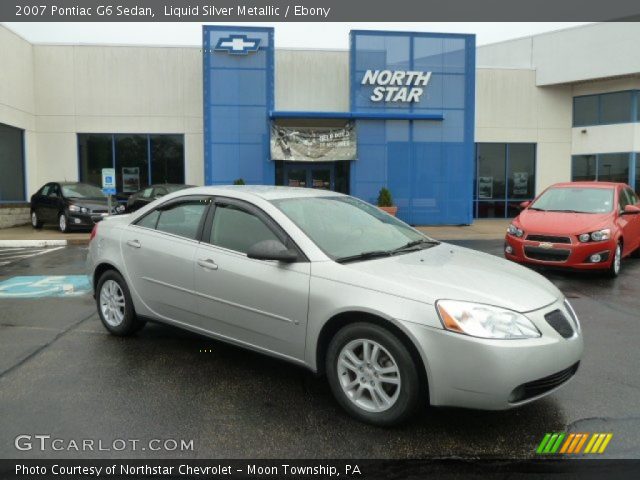 2007 Pontiac G6 Sedan in Liquid Silver Metallic