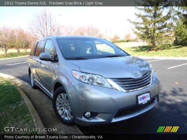 2012 Toyota Sienna XLE in Predawn Gray Mica