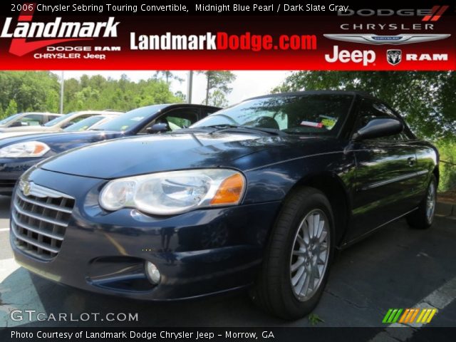 2006 Chrysler Sebring Touring Convertible in Midnight Blue Pearl
