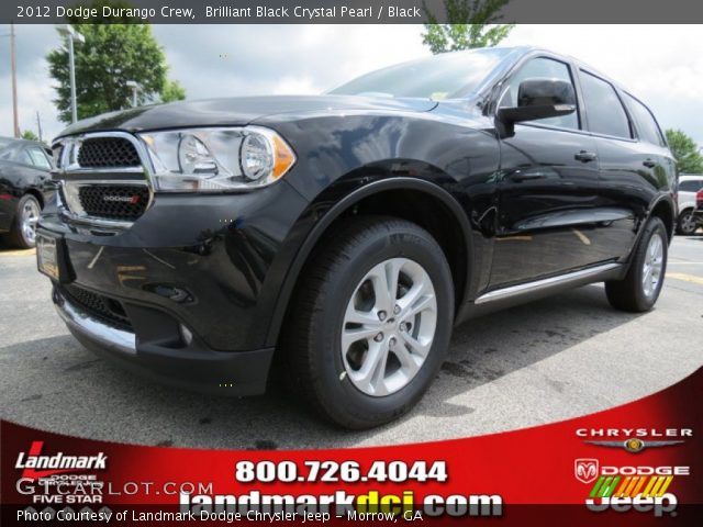 2012 Dodge Durango Crew in Brilliant Black Crystal Pearl