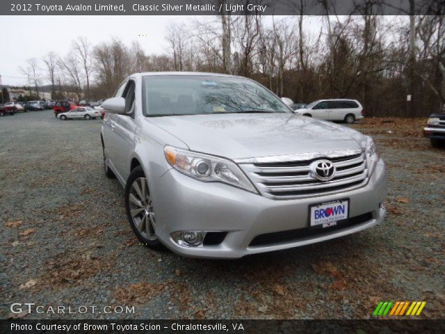 2012 Toyota Avalon Limited in Classic Silver Metallic
