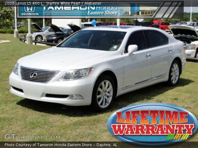 2008 Lexus LS 460 L in Starfire White Pearl