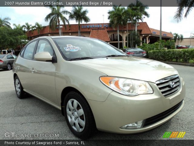 2007 Hyundai Elantra GLS Sedan in Laguna Sand Beige