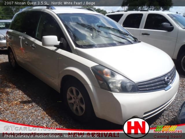 2007 Nissan Quest 3.5 SL in Nordic White Pearl