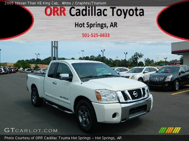 2005 Nissan Titan XE King Cab in White