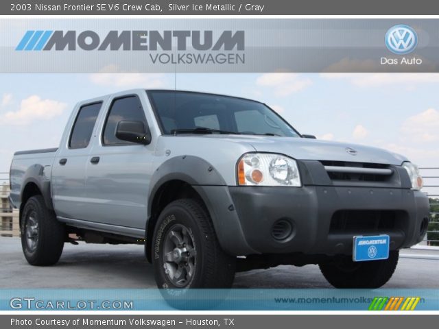 2003 Nissan Frontier SE V6 Crew Cab in Silver Ice Metallic
