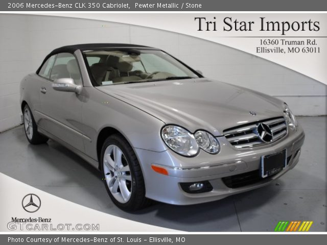 2006 Mercedes-Benz CLK 350 Cabriolet in Pewter Metallic