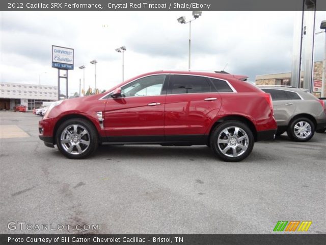 2012 Cadillac SRX Performance in Crystal Red Tintcoat