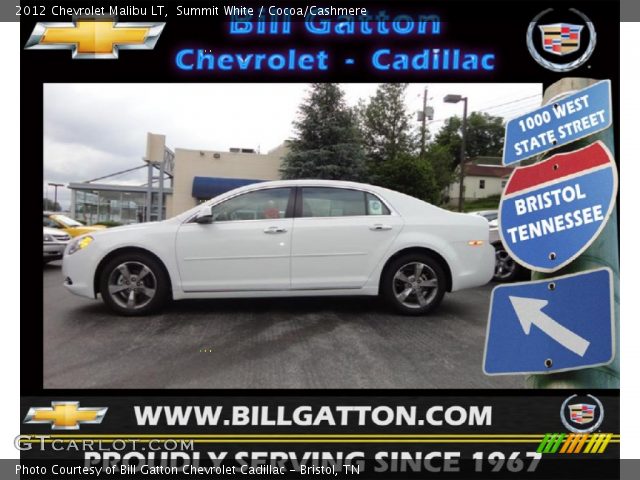 2012 Chevrolet Malibu LT in Summit White