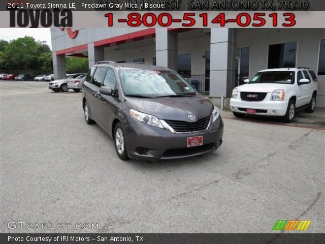 2011 Toyota Sienna LE in Predawn Gray Mica